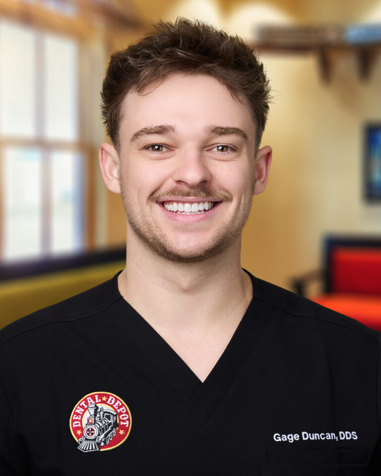 Head shot for Dr. Gage Duncan; dentist at Dental Depot of Arizona.
